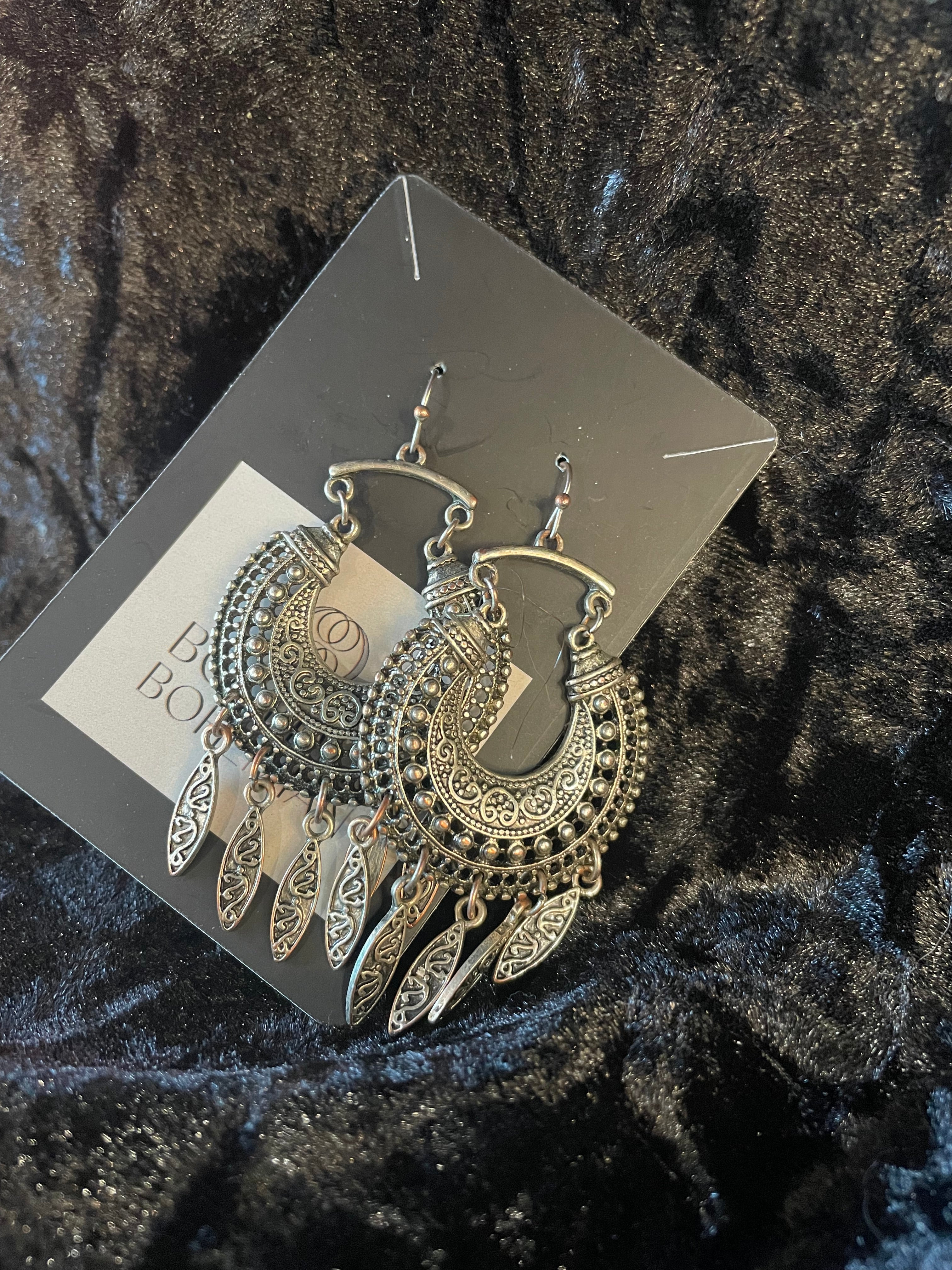 Afghan Kuchi Tribal Earrings – Vintage Ethnic Dangle