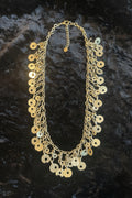 Kuchi Brass Coin Dance Necklace