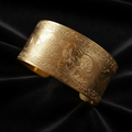 East Indian Brass Cuff Bracelet