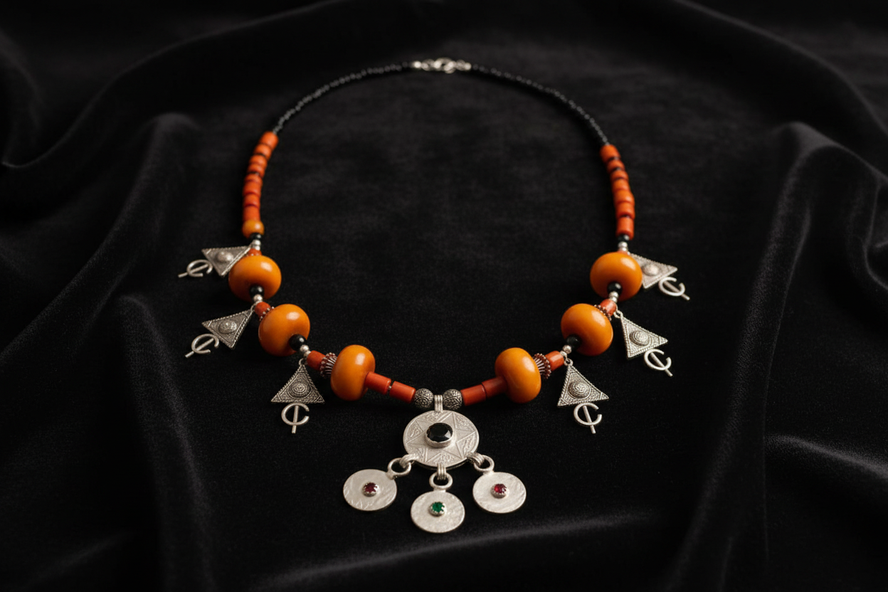 Moroccan Berber Tribal Necklace