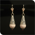 Tibetan Amber Earrings