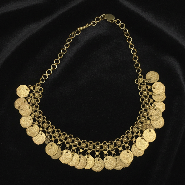 Kuchi Brass Coin Dance Necklace