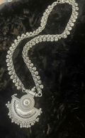 Rajasthani Traditional Long Silver Beaded Necklace