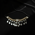 Vintage White Marble Kuchi Choker