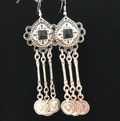 Turkmen Coin Drop Earrings
