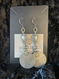 Vintage Afghani Coin Drop Earrings – Antique Metal Dangles