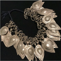 Vintage Turkmen Tribal Charms: Afghan Metal Craft